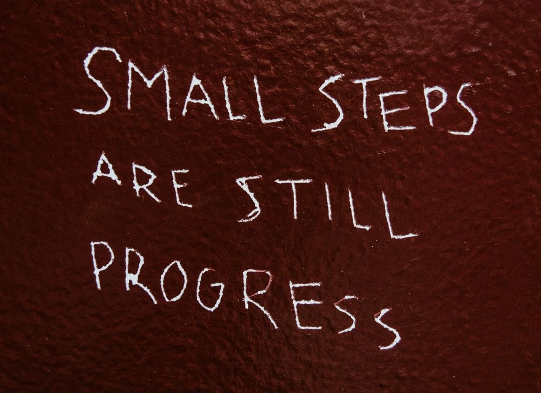 small steps are still progress quote